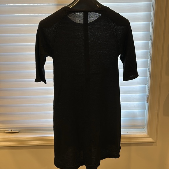 Fine Collection 100% Merino Wool Black Tunic/Dress - Picture 2 of 5